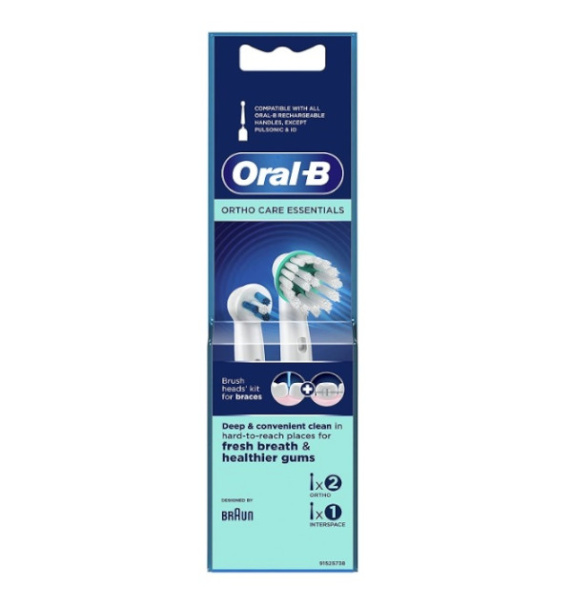 Końcówki Oral-B Ortho Care Essentials Kit - 3 Sztuki - Www.dentilove.pl